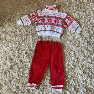 Vintage Baby Fair sweater set unisex toddler kids 24 months, made in Japan